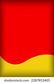 Red and yellow wave pattern vertical background  , Suitable for Advertisements, Posters, Banners, Anniversary, Party, Events, Ads and various graphic design works