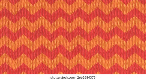 Red and Yellow Wool Pattern – Premium 6K Yarn Texture

