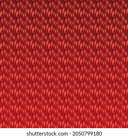 Reddish Orange Hair Texture, Seamless Background. Abstract Hand-drawn Pattern Waves Background. Hair Background.