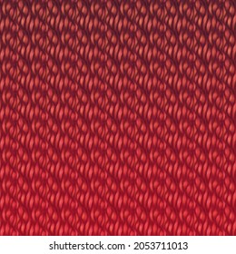 Reddish Orange Hair Texture, Seamless Background. Abstract Hand-drawn Pattern Waves Background. Hair Background.