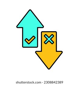 Reduce Mistake, solution Icon - Perfect use for printed files and presentations, designing and developing websites, promotional materials, illustrations or any type of design project.