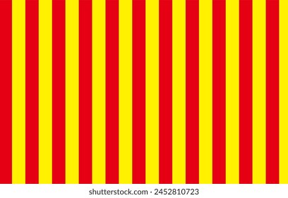 A red-yellow vertical line background features alternating vertical lines of red and yellow hues, creating a vibrant and visually striking backdrop. The lines typically run from the top to the bottom 
