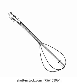 Reed Instrument Drawing Stock Illustration 756453964 | Shutterstock