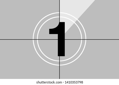 Reel Film Counter Cinema Number Stock Illustration 1410353798 ...