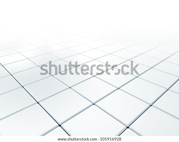 Reflective Floor Metal Square Texture Stock Illustration 105916928