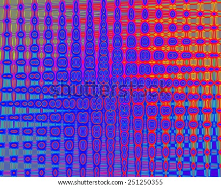 reflective thinking CRAZY RED BLUE DESIGN  new fun fantastic look 