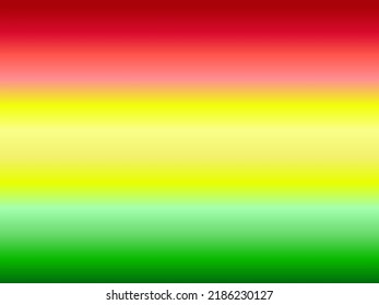 The Reggae Flag Green Yellow Red. Abstract Gradient Modern Horizontal