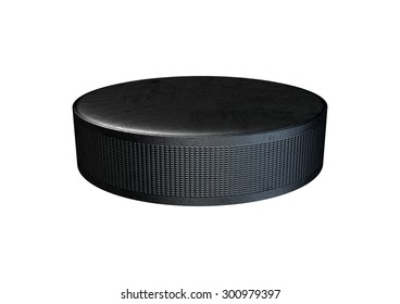 3d Vector Graphics Hockey Puck Isolated Stock Vector (Royalty Free ...