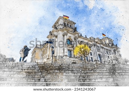 The Reichstag  is a historic government building in Berlin which houses the Bundestag, the lower house of Germany's parliament.