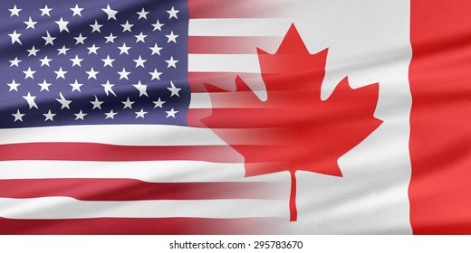 Relations between two countries. USA and Canada.