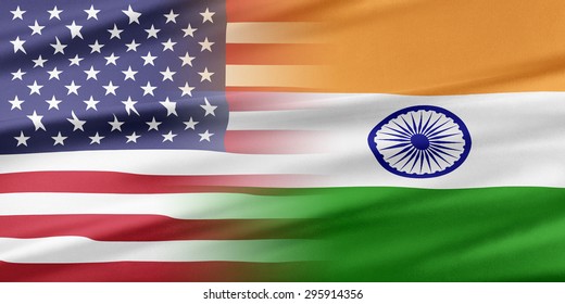 Relations Between Two Countries Usa India Stock Illustration 295914356 ...