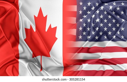 Usa Canada Stock Illustration 101051203 | Shutterstock