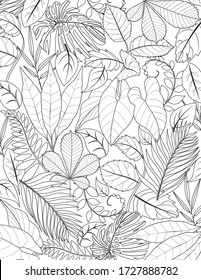 Relaxing Coloring Pages Every Page You Stock Illustration 1727888782 