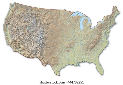 relief map of the united states Usa Relief Map Images Stock Photos Vectors Shutterstock relief map of the united states