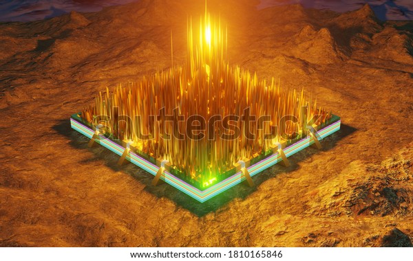 Religious Imagery Depiction New Jerusalem Described Stock Illustration Shutterstock