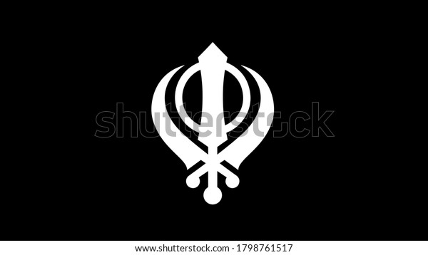 Religious Symbols Sikhism Sikh Symbols On Stock Illustration 1798761517 