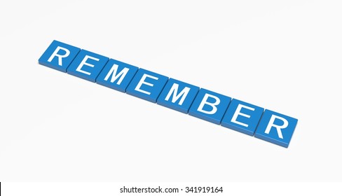 Remember Word Stock Illustration 341919164 | Shutterstock