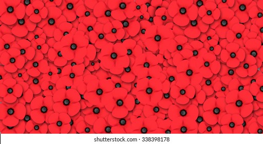 Remembrance Day Poppy Background
