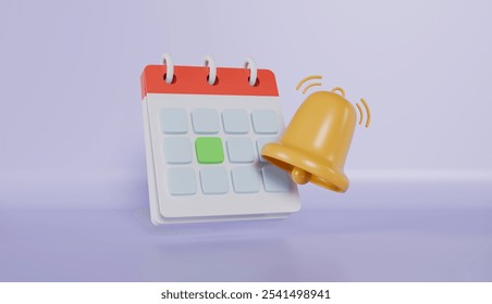 Reminder icon, time management concept, Business planning , reminder and timetable, Calendar with bell notification icon - Powered by Shutterstock