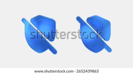 remove moderator 3D icon on isolate white background