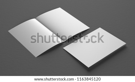 Render 3D - Brochure mockup 2