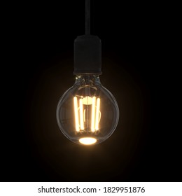 Render 3d, Render 3d Bild einer LED-Lampe, mit hoher Qualität, Nacht und Dunkel
