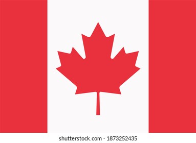 Render Of The Canada Flag. Perfect For Printing On T-shirts, Posters, Wall Murals, Wall Murals, Mugs, Glasses, Sun Loungers, Banners, Roll-ups, Exhibition Walls And Any Other Printing Materials.