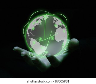 render of finance at a global scale