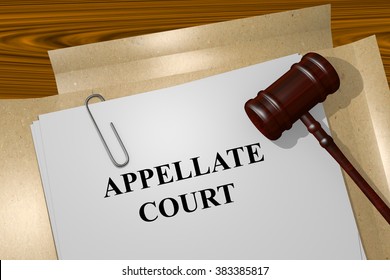 Render Illustration Of Appellate Court Title On Legal Documents