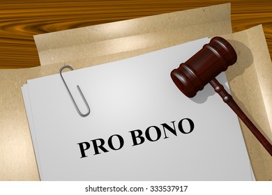 Render illustration of Pro Bono Title On Legal Documents