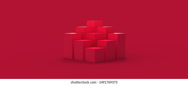 Render three  dimensional