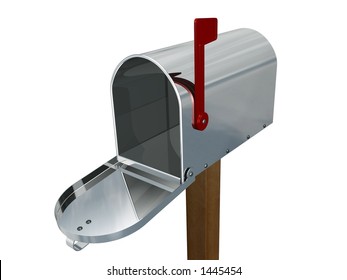 Rendered Empty Mailbox