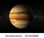  rendering of the planet jupiter