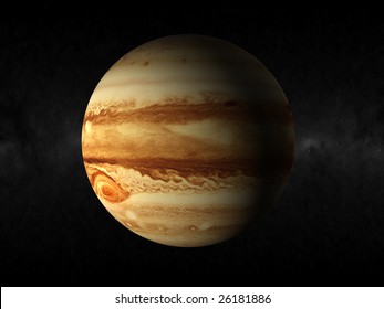  rendering of the planet jupiter