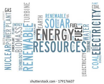 Renewable Energy Word Cloud Stock Illustration 179176637 | Shutterstock