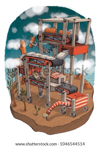Renewable sources illsutration