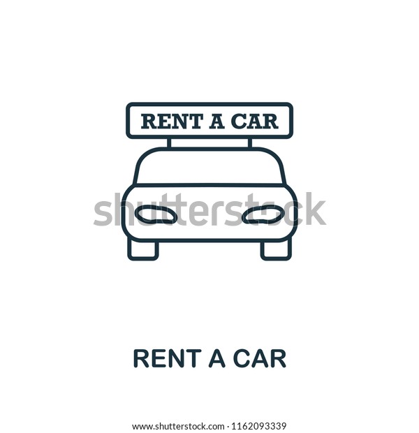 Rent A Car\
creative icon. Simple element illustration. Rent A Car icon symbol\
design from travel collection. Can be used for web, mobile and\
print. web design, apps, software,\
print.
