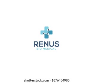 Renus Biomedical Logo Design Template