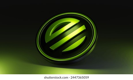 Renzo Protocol. Crypto. 3D render