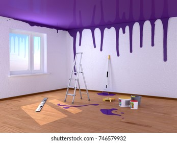 Spray Paint Ceiling Images Stock Photos Vectors Shutterstock