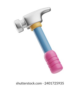 Repair Tools Object Hammer 3D Illustration - Powered by Shutterstock