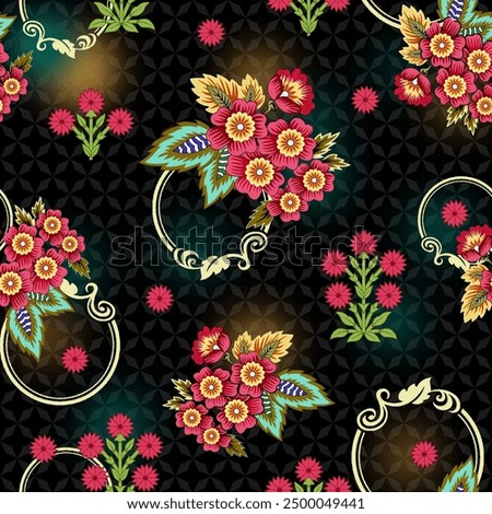 repeat multi colored decorated hand drawn rendered traced embraided ornamental all over base background pattern geometrical texture border ethnic tribal creative