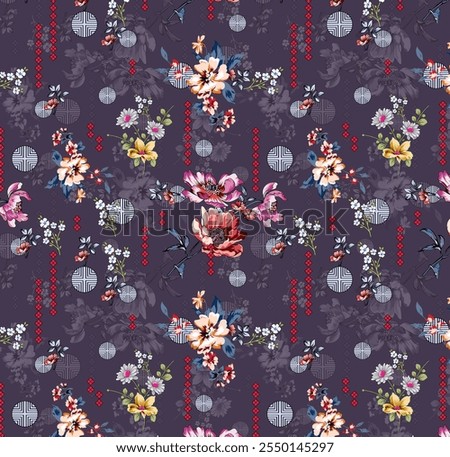 repeat multi colored decorated hand drawn rendered traced embraided ornamental all over base background pattern geometrical texture border ethnic tribal creative