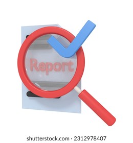 Report checklist search on document