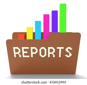Reports File Meaning Progress Chart 3d Rendering