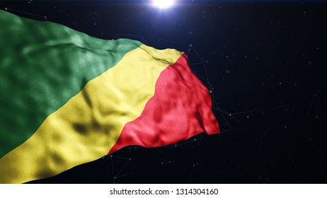 Republic of the Congo modern flag 3D render - Powered by Shutterstock