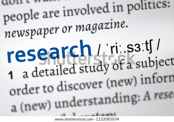 another word for new research