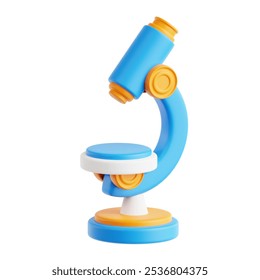 research microscope illiness 3d icon