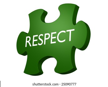 Respect Puzzle Stock Illustration 25090777 | Shutterstock