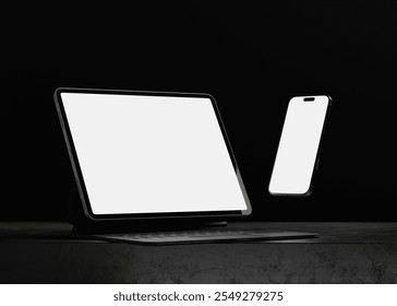 Responsive Web Design and website Mockup, Devices Mock up, Smartphone desktop tablet laptop template Mockup